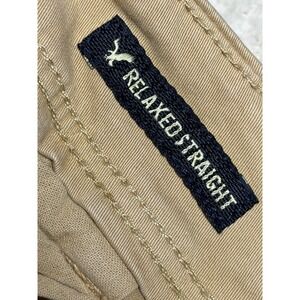 American Eagle Outfitters Relaxed Straight Extreme Flex Khaki Chinos Pants 36x30